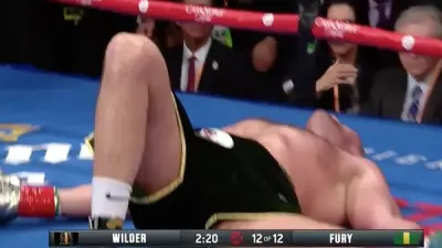 Tyson Fury knockdown