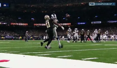 Rams Saints pass interference