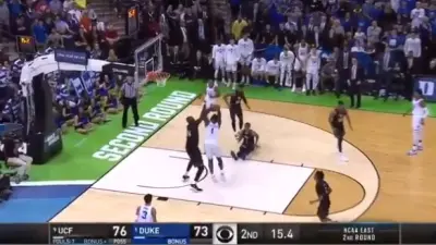 Zion Tacko block charge