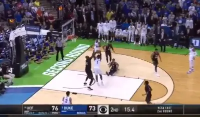 Zion Tacko block charge