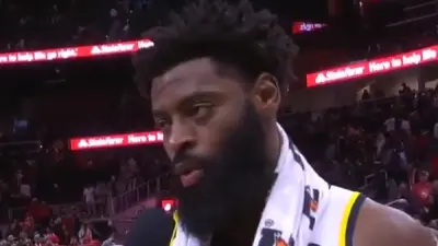 Tyreke Evans being interviewed