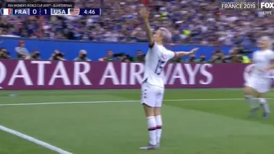 Megan Rapinoe pose
