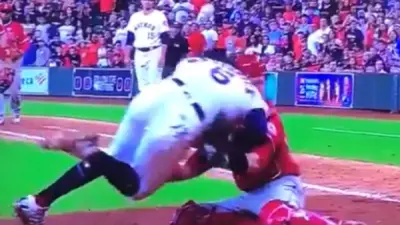 Jake Marisnick Jonathan Lucroy collision