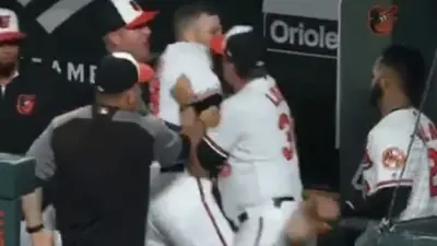 Chris Davis restrained