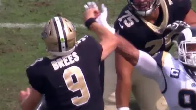 Drew Brees Aaron Donald