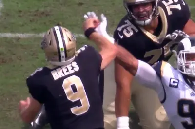 Drew Brees Aaron Donald