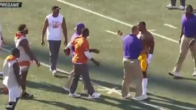 LSU Texas pregame