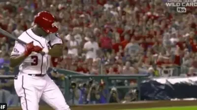 Michael Taylor hit by pitch