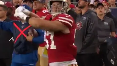 Nick Bosa flag plant