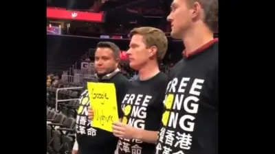 Wizards Hong Kong protest