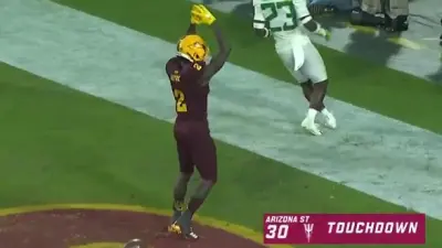 Brandon Aiyuk celebration Oregon
