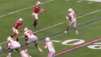 Garrett Wilson Ohio State false start
