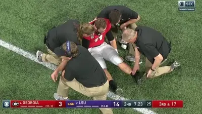 Jake Fromm ankle injury