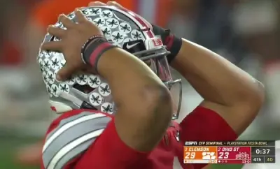 Justin Fields helmet