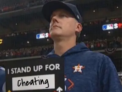 Astros cheating meme