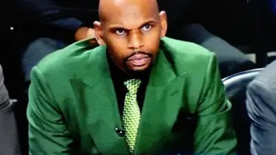 Jerry Stackhouse green suit