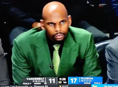 Jerry Stackhouse green suit