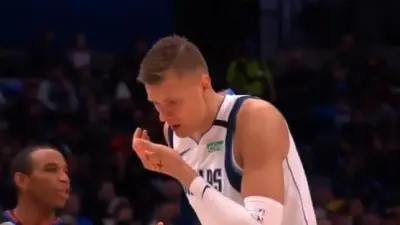 Kristaps Porzingis nose