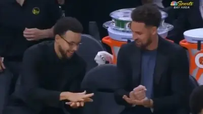 Steph Curry Klay Thompson Rock Paper Scissors