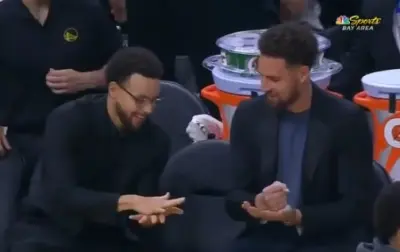 Steph Curry Klay Thompson Rock Paper Scissors