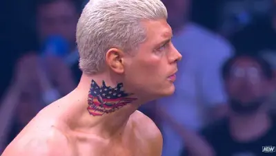 Cody Rhodes neck tattoo