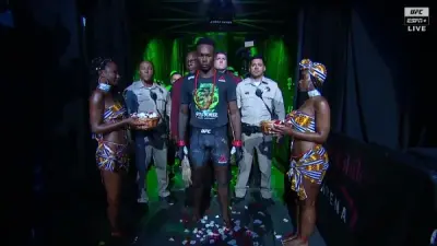 Israel Adesanya entrance