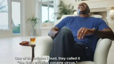 Michael Jordan traveling cocaine circus