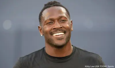 Antonio Brown smiling