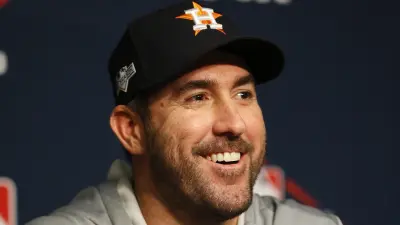 Justin Verlander smiles