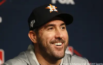 Justin Verlander smiles