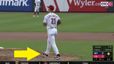 Michael Lorenzen Vans cleats