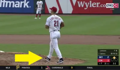 Michael Lorenzen Vans cleats