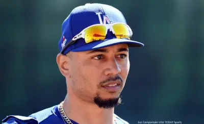 Mookie Betts at Dodgers camp
