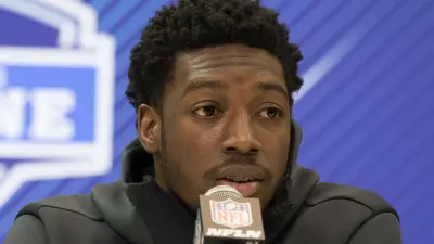 Calvin Ridley at a press conference
