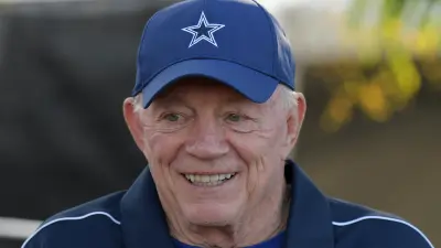 Jerry Jones smiles