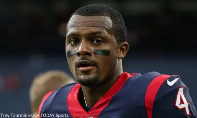 Deshaun Watson in pads