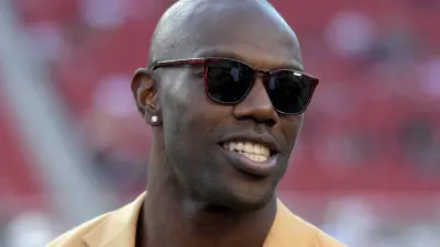 Terrell Owens smiles