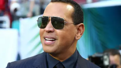 Alex Rodriguez with sunglasses on