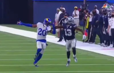 Michael Gallup pass interference