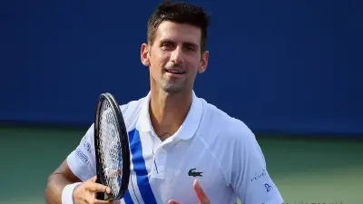 Novak Djokovic holding a racket