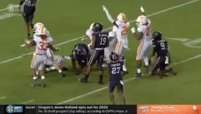 South Carolina Tennessee punt