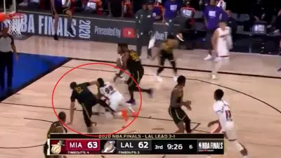 Anthony Davis Jae Crowder elbow