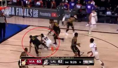 Anthony Davis Jae Crowder elbow