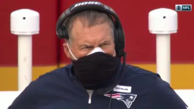 Bill Belichick double mask