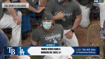 Justin Turner celebration