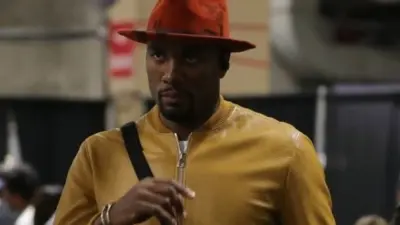 Serge Ibaka in street clothes