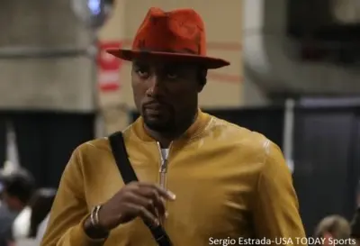 Serge Ibaka in street clothes