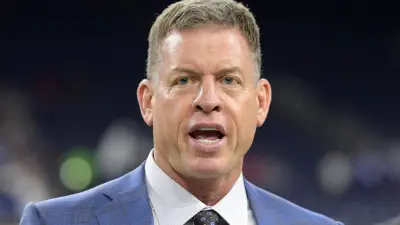 Troy Aikman in a suit