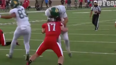 Colin Schooler tackle