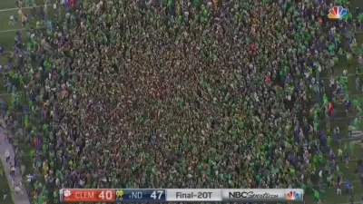 Notre Dame fans
